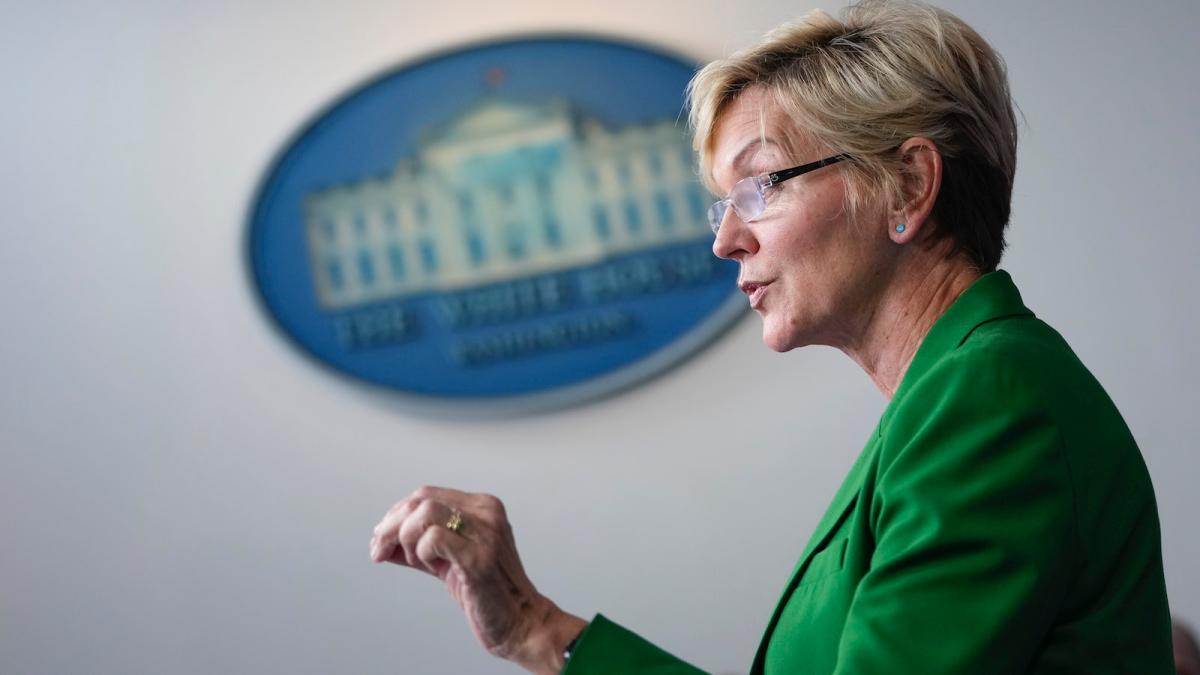 energy secretary Jennifer Granholm