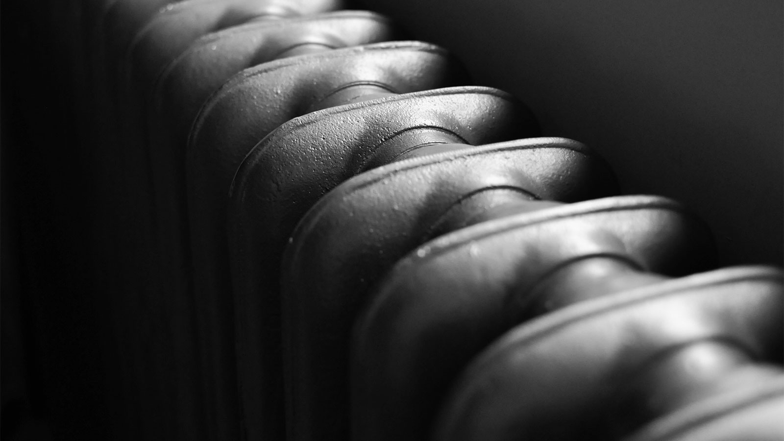 Close up photo of a radiator