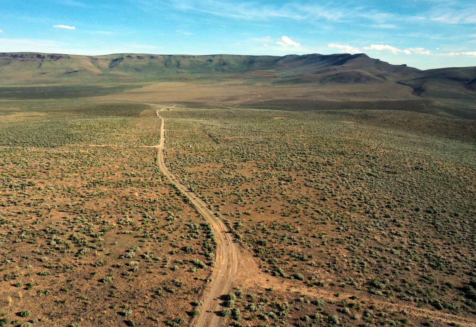Aerial view of Thacker Pass, Nevada