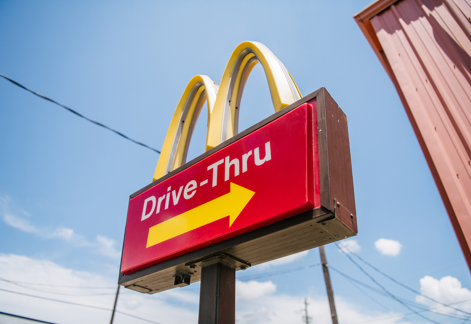 The McDonald's golden arches