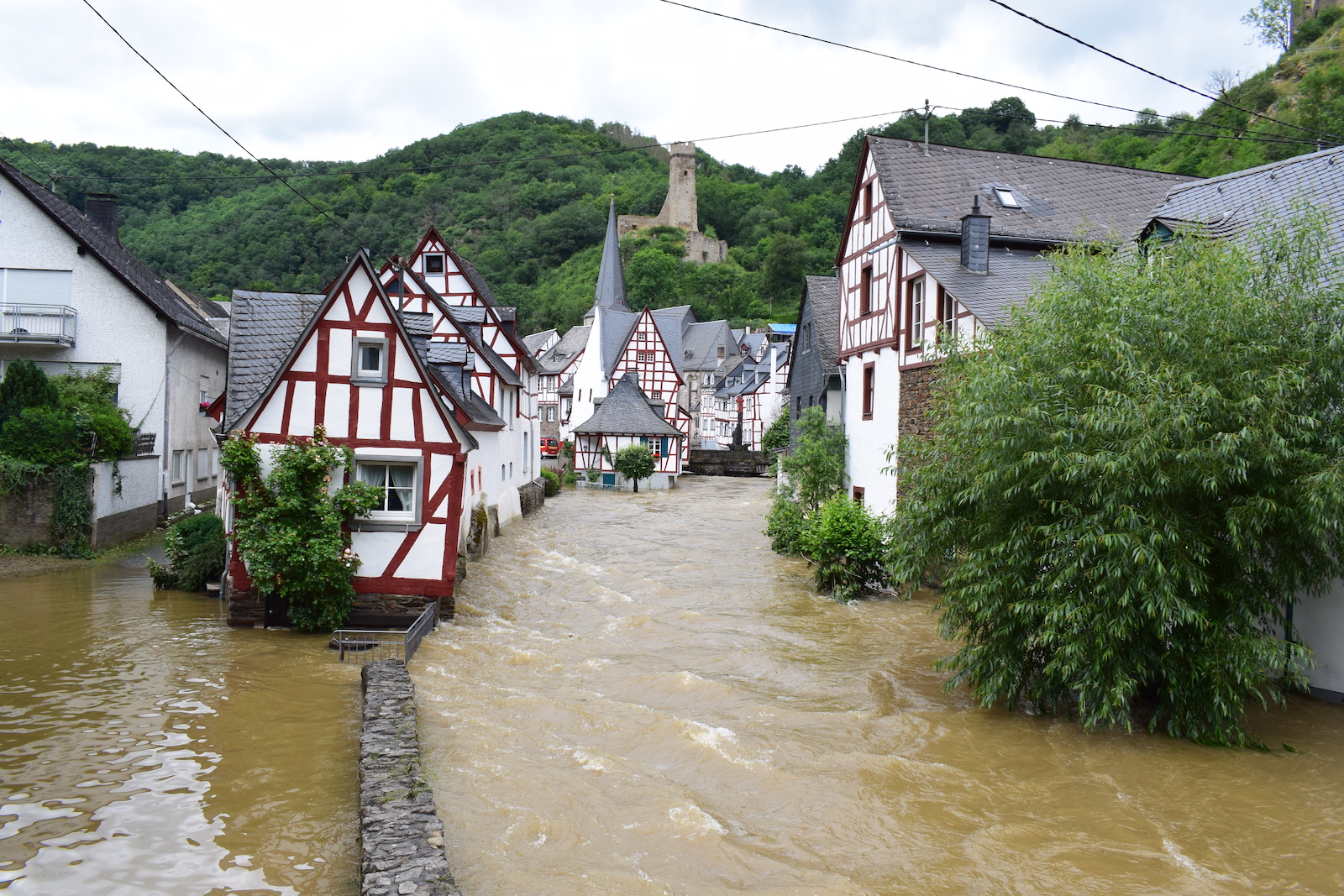 Eifel, Elz valley, flood disaster, July 15th 2021.