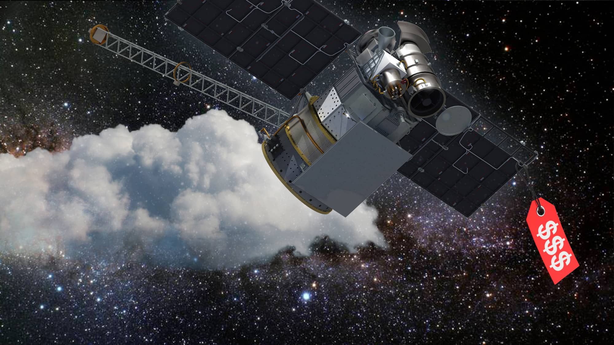 Expensive private weather forecast satellite