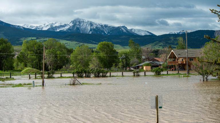 Flooding in Yellowstone National Park