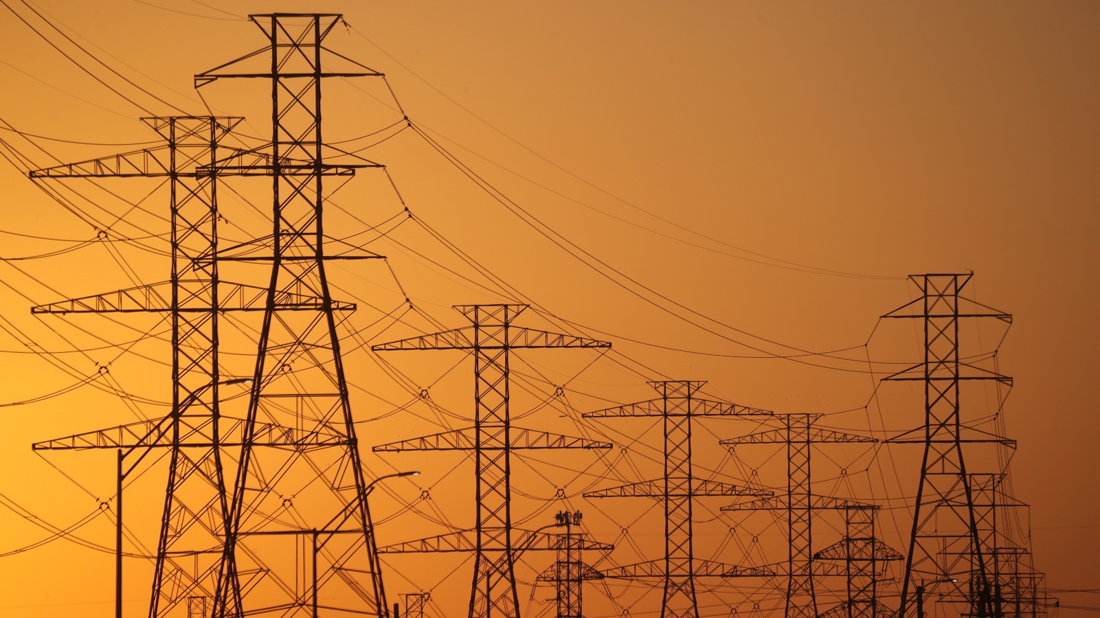 electric utilities transmission wires Houston Texas