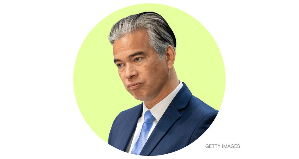 California Attorney General Rob Bonta