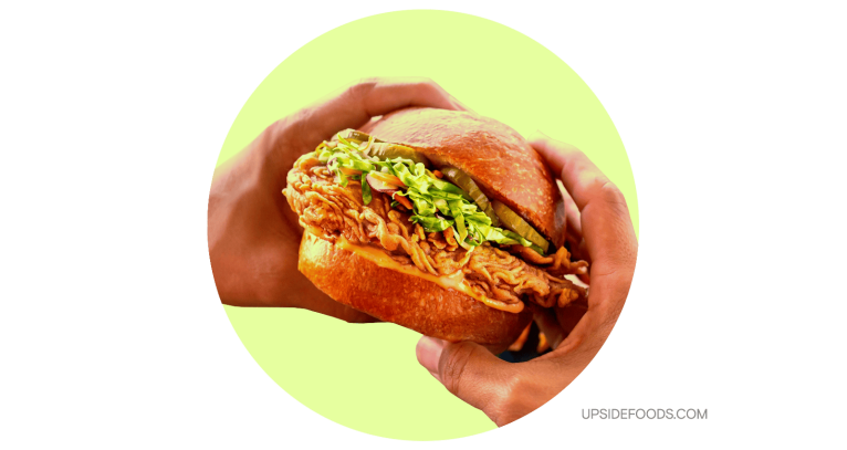 UpsideFoods Chicken sandwich