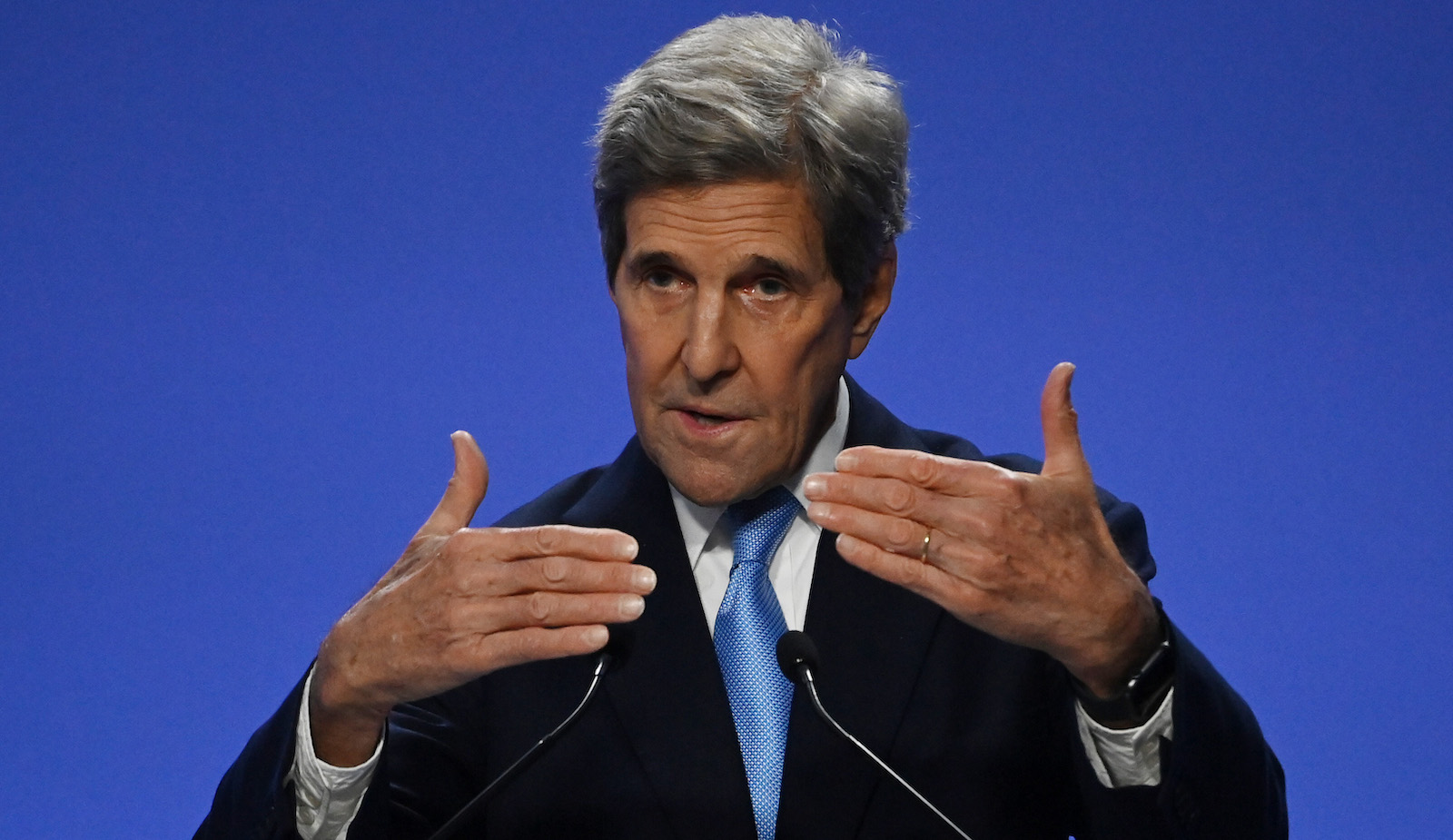 John Kerry giving a speech