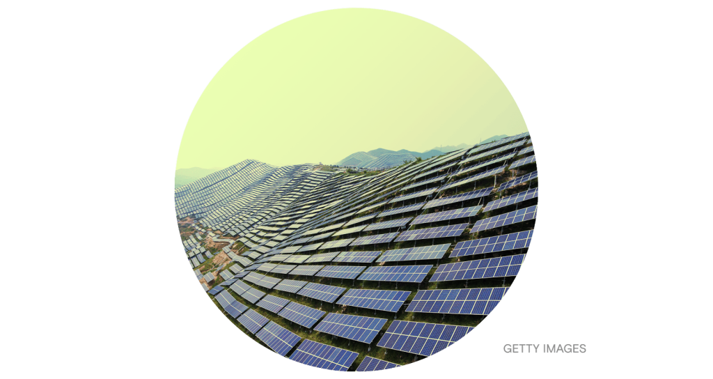 A photovoltaic power plant in Ruicheng County of Yuncheng