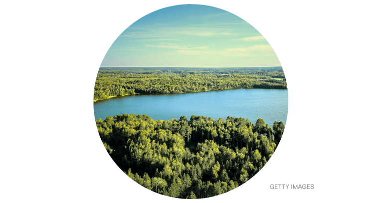 A lake within the Boundary Waters Canoe Area Wilderness, Ely, MN