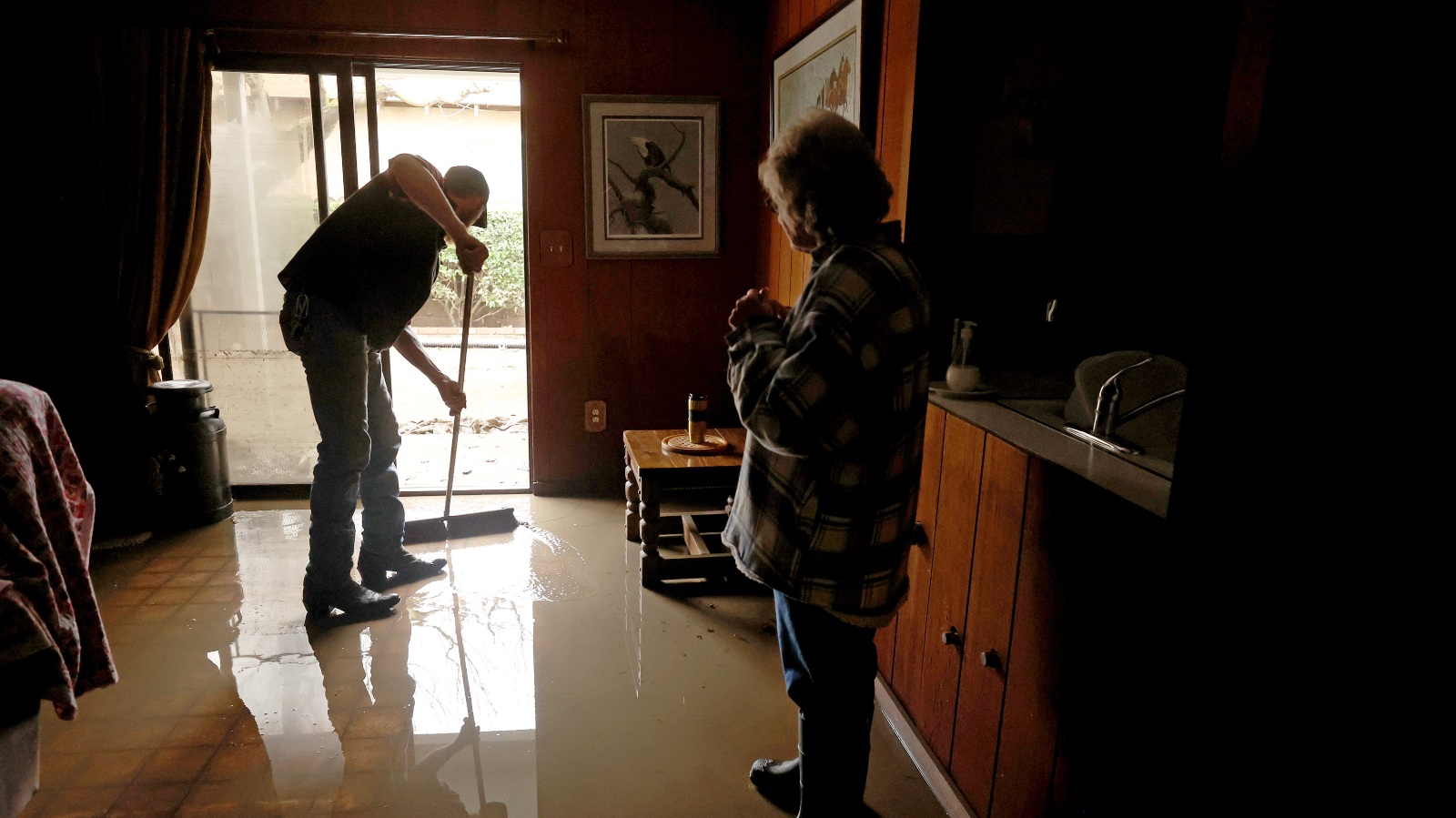 Flooded home Planada California