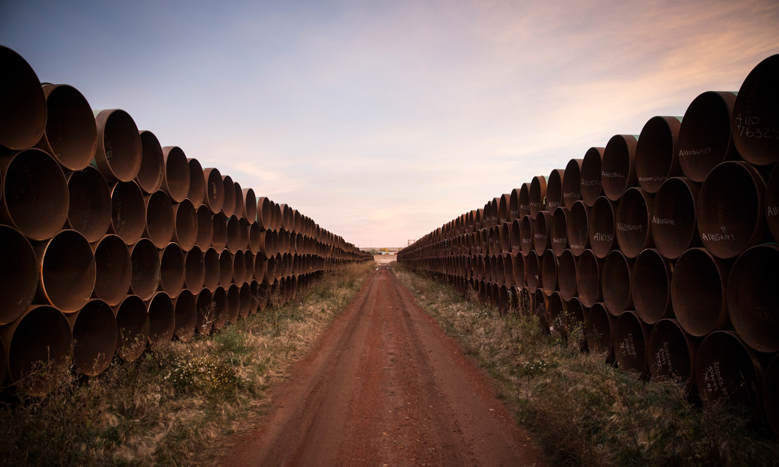 Keystone XL pipeline construction in 2014