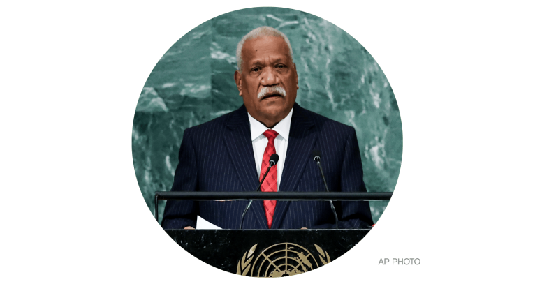 President of Vanuatu, Nikenike Vurobaravu