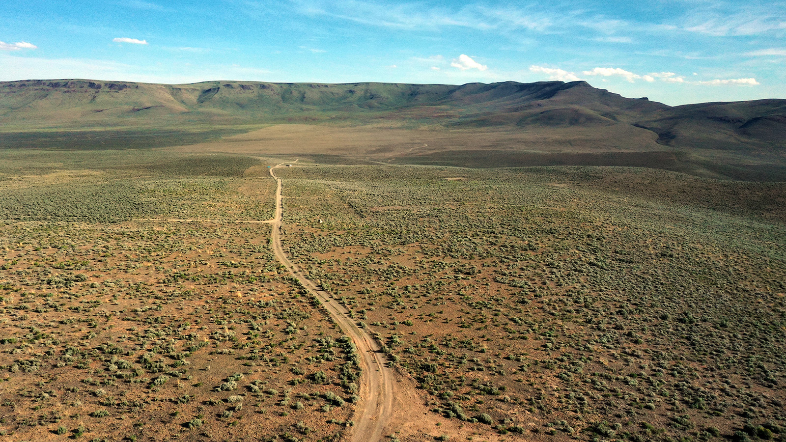 An aerial view of Thacker Pass in Northern Nevada.