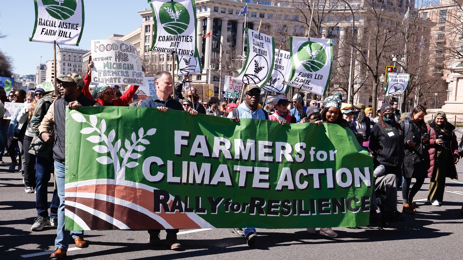 Climate activists rally to prioritize climate action in the 2023 Farm Bill