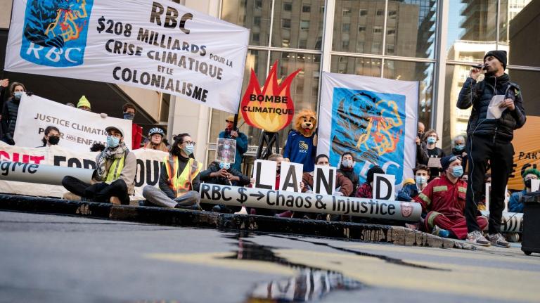 RBC protestors