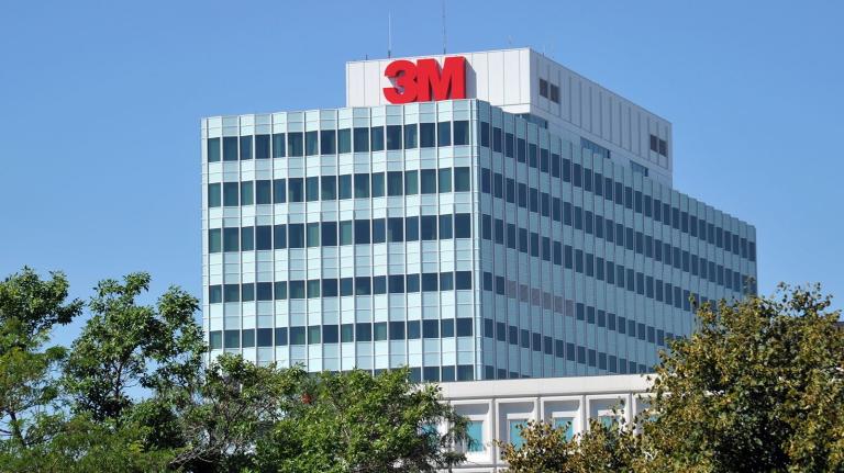 3M building with trees in foreground