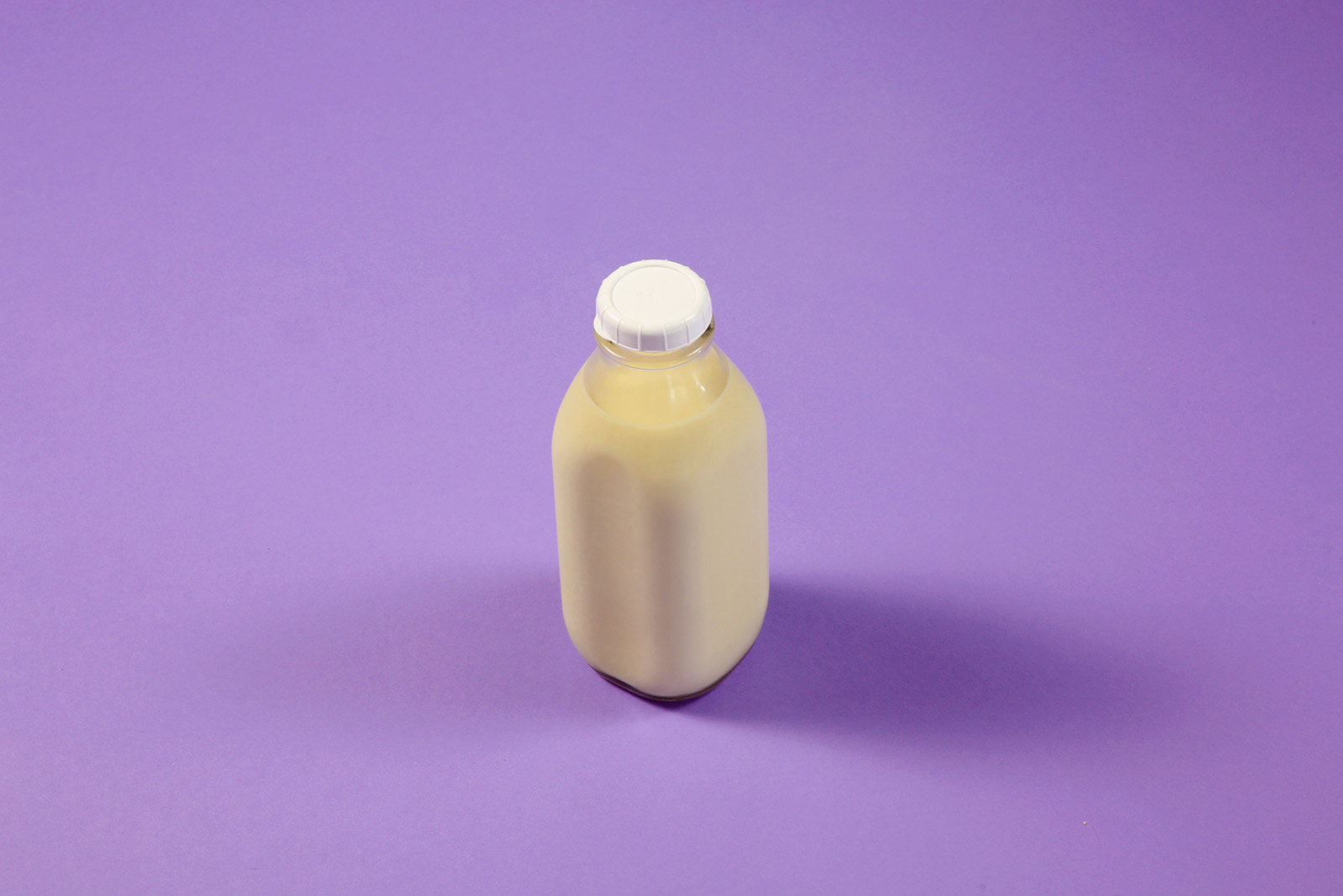 A refillable and reusable milk bottle