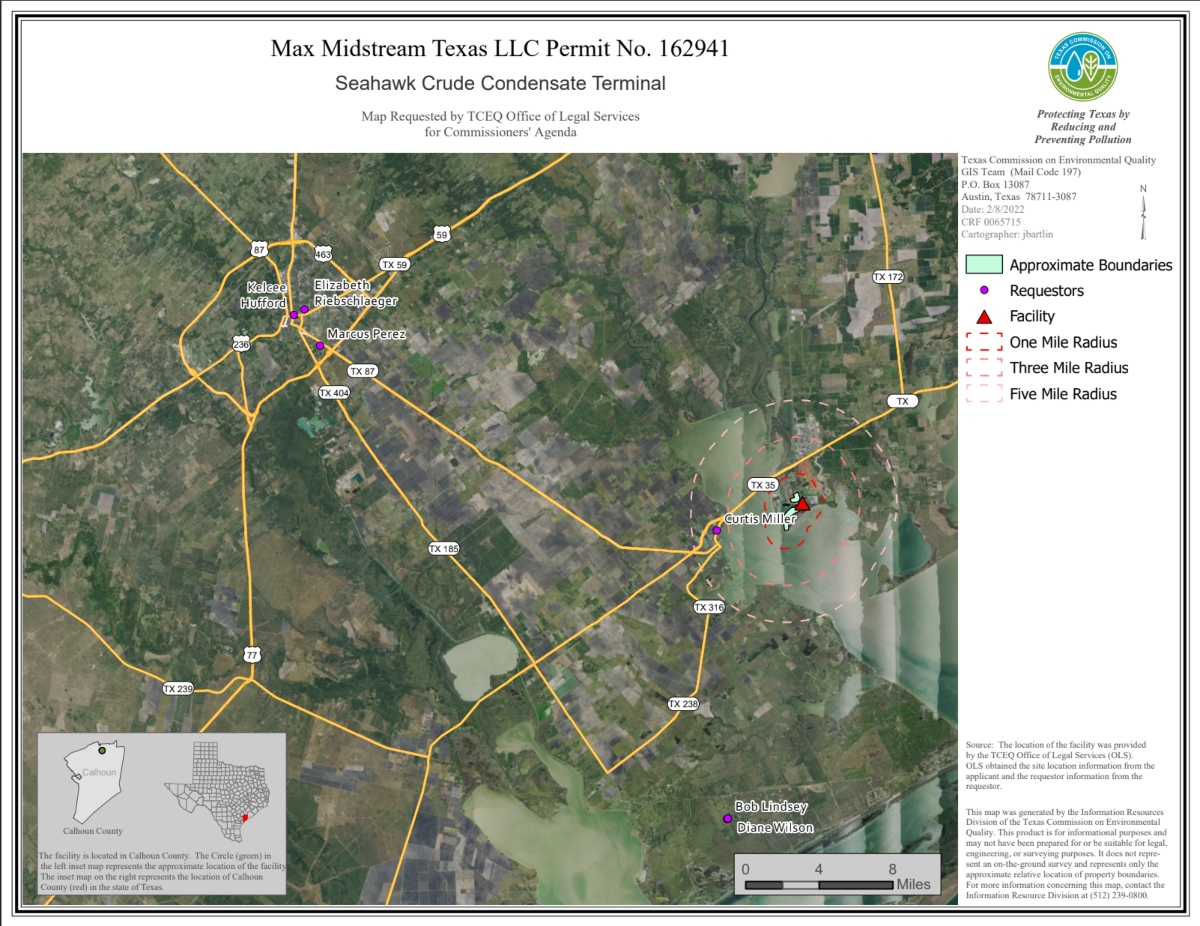 A map of Max Midstream