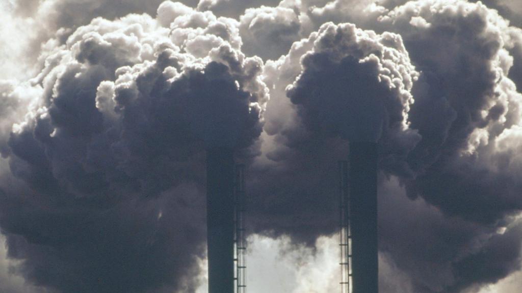 smoke clouds two towers