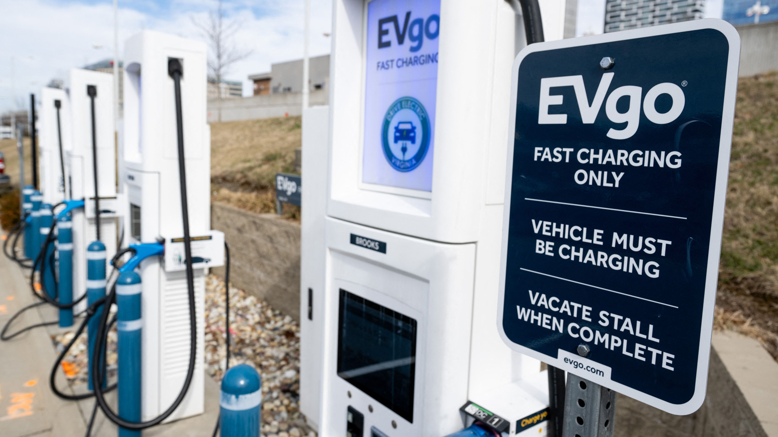 EVgo fast charging stations