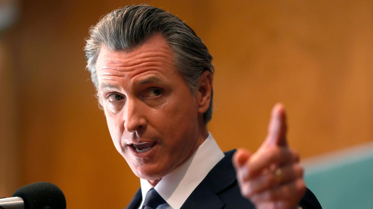 California Governor Gavin Newsom