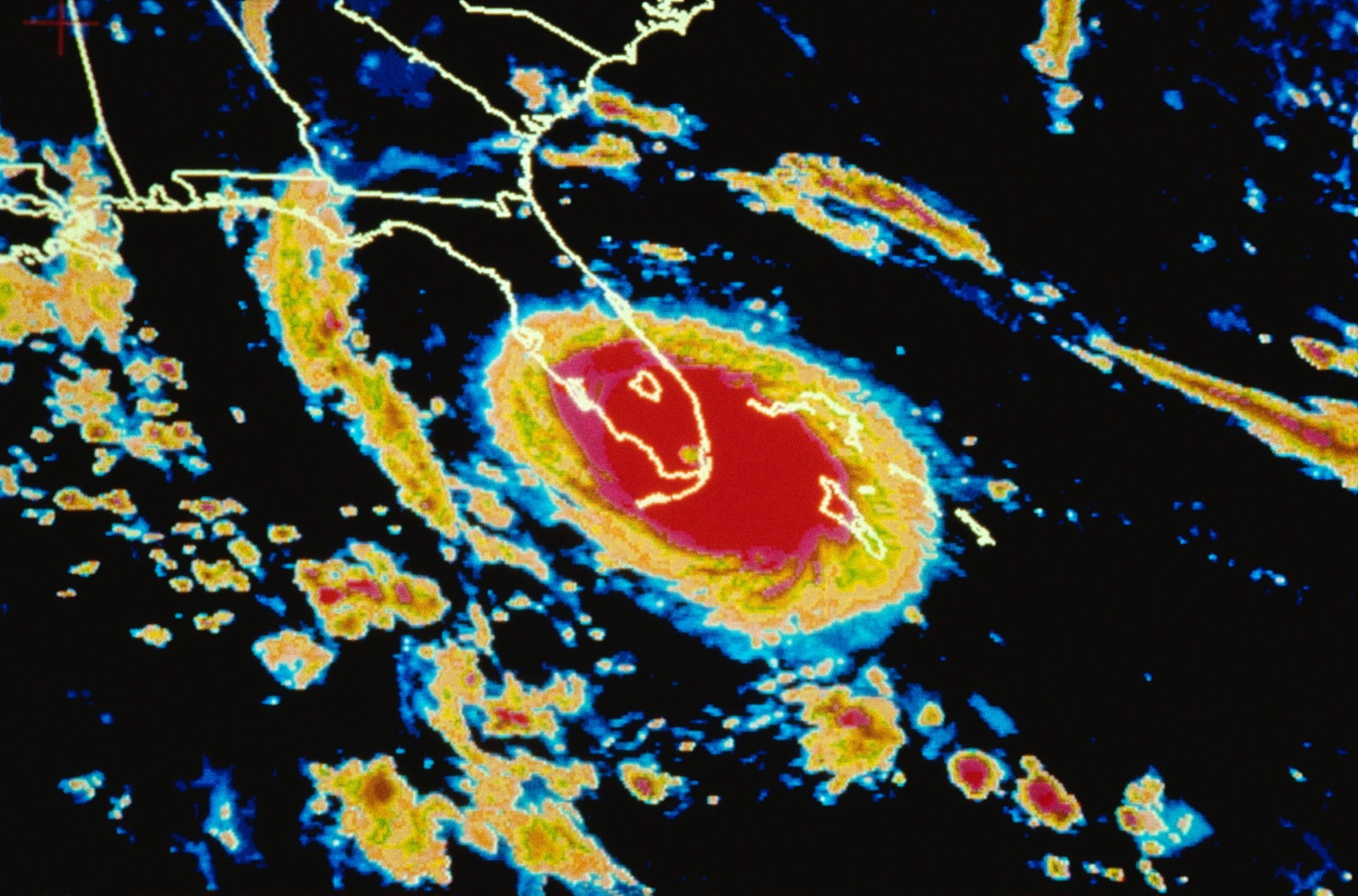 Satellite image Hurricane Andrew