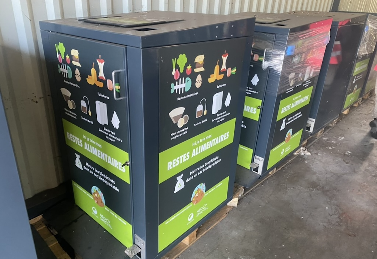 Smicval compost boxes