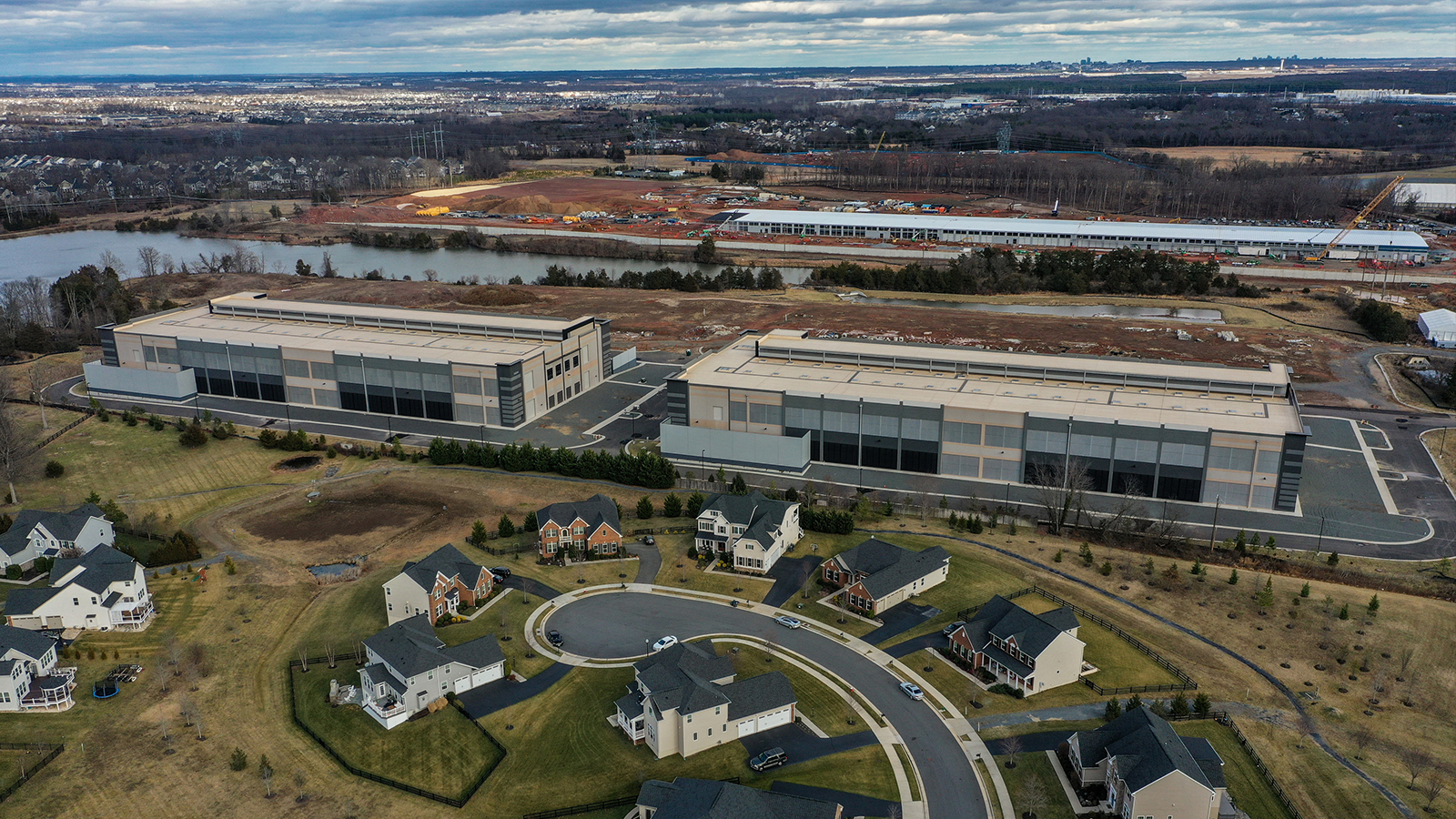 Amazon data centers are being built 50 feet from homes in Loudoun County, Virginia.