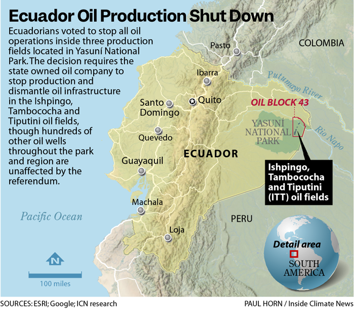 Ecuador voted to keep oil in the ground. Will it happen?