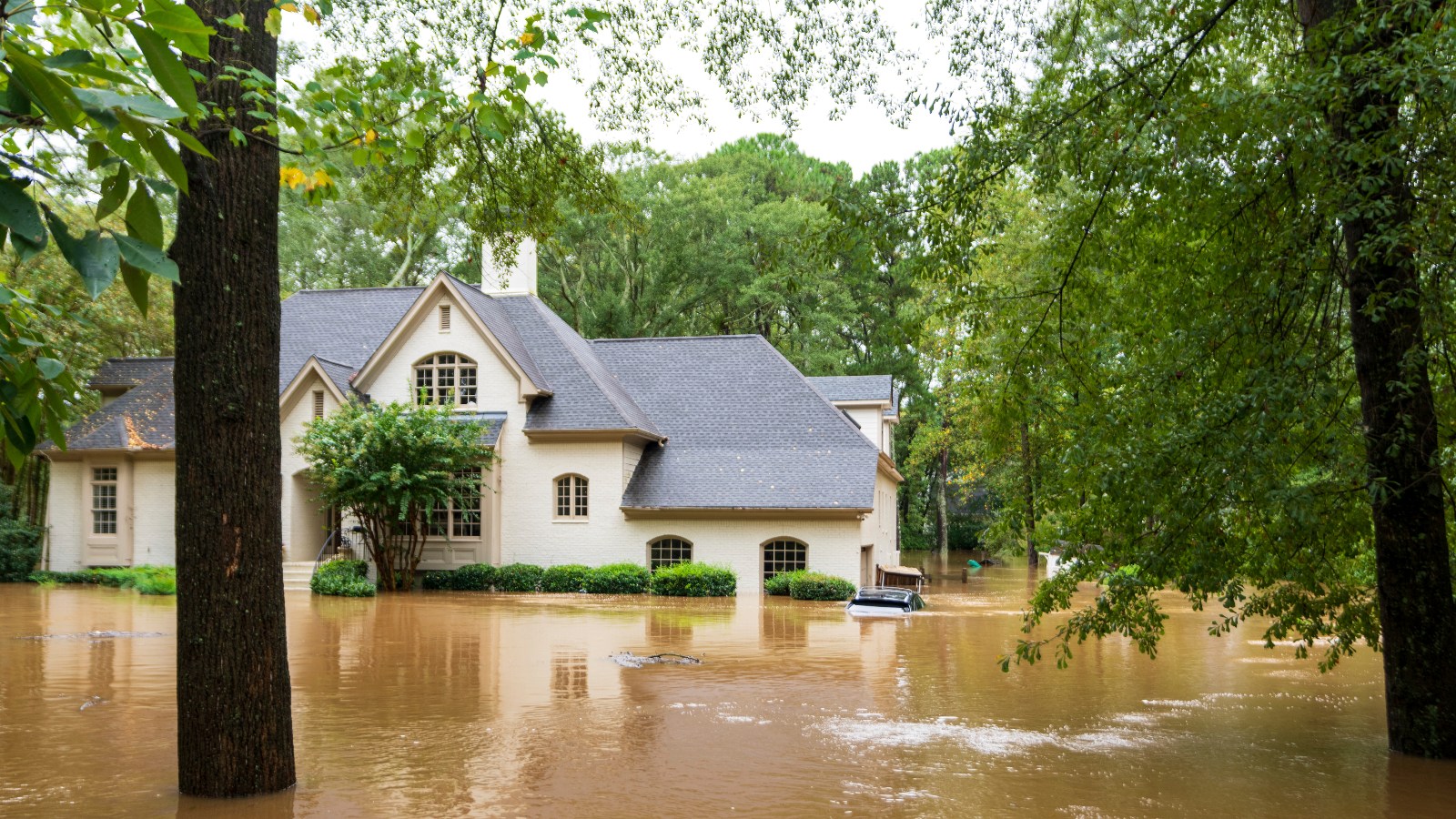 Home flooded hurricane Helene Atlanta Georgia