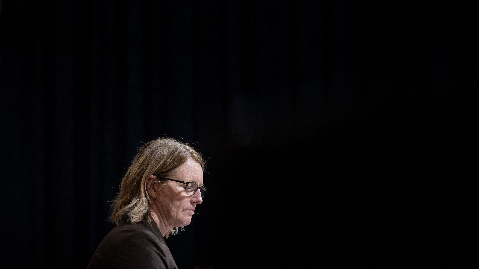 FEMA Administrator Deanne Criswell looks on during a July 2023 House of Representatives hearing.