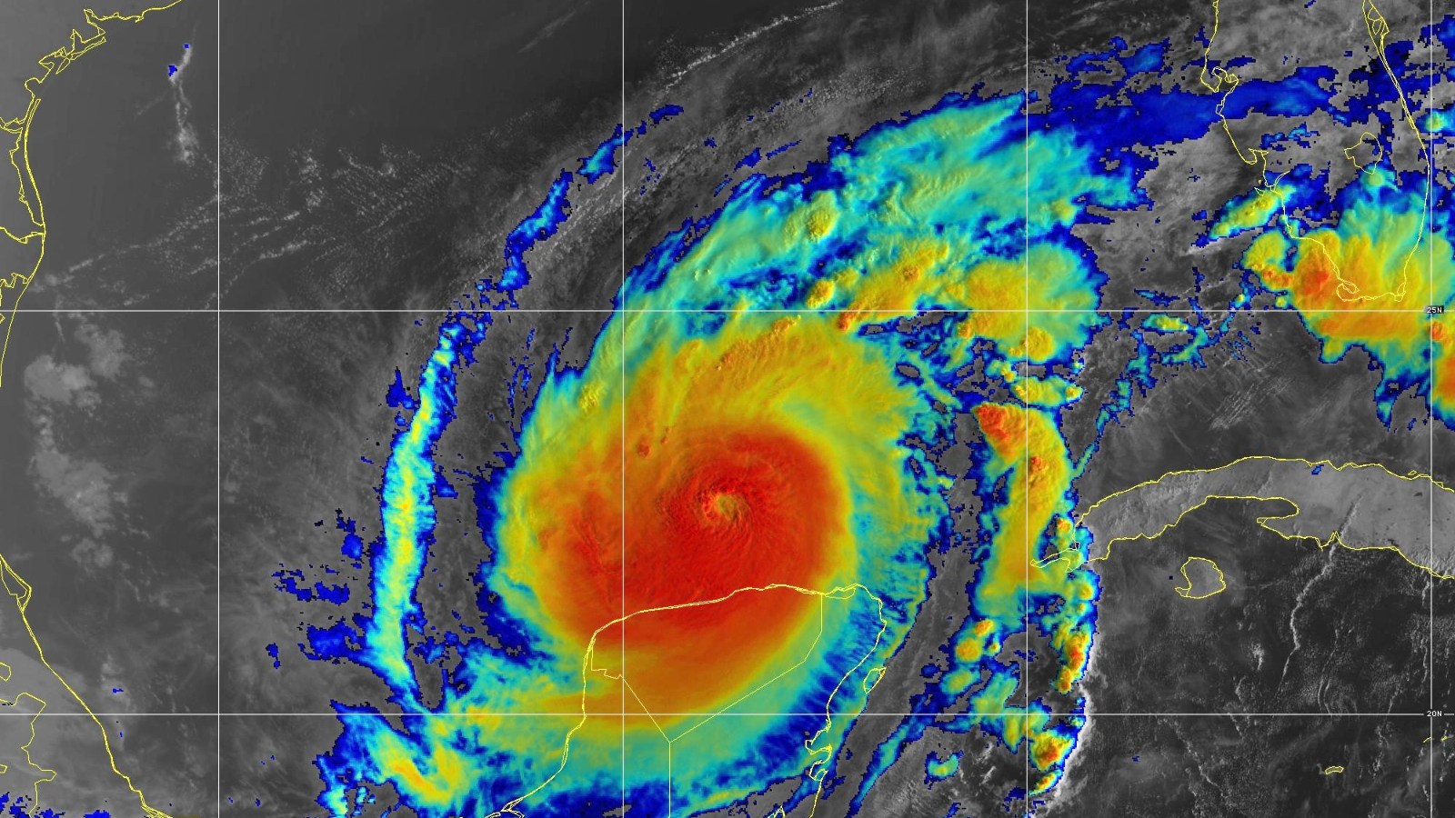 Hurricane Milton satellite photo October 8 2024