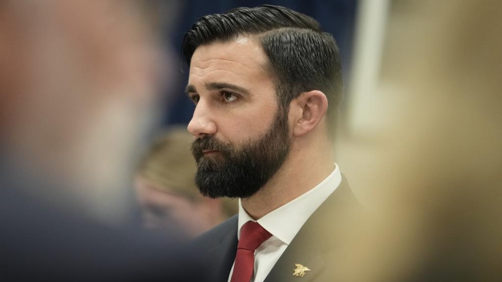 Cameron Hamilton, the acting administrator of the Federal Emergency Management Agency, testifies to members of Congress.