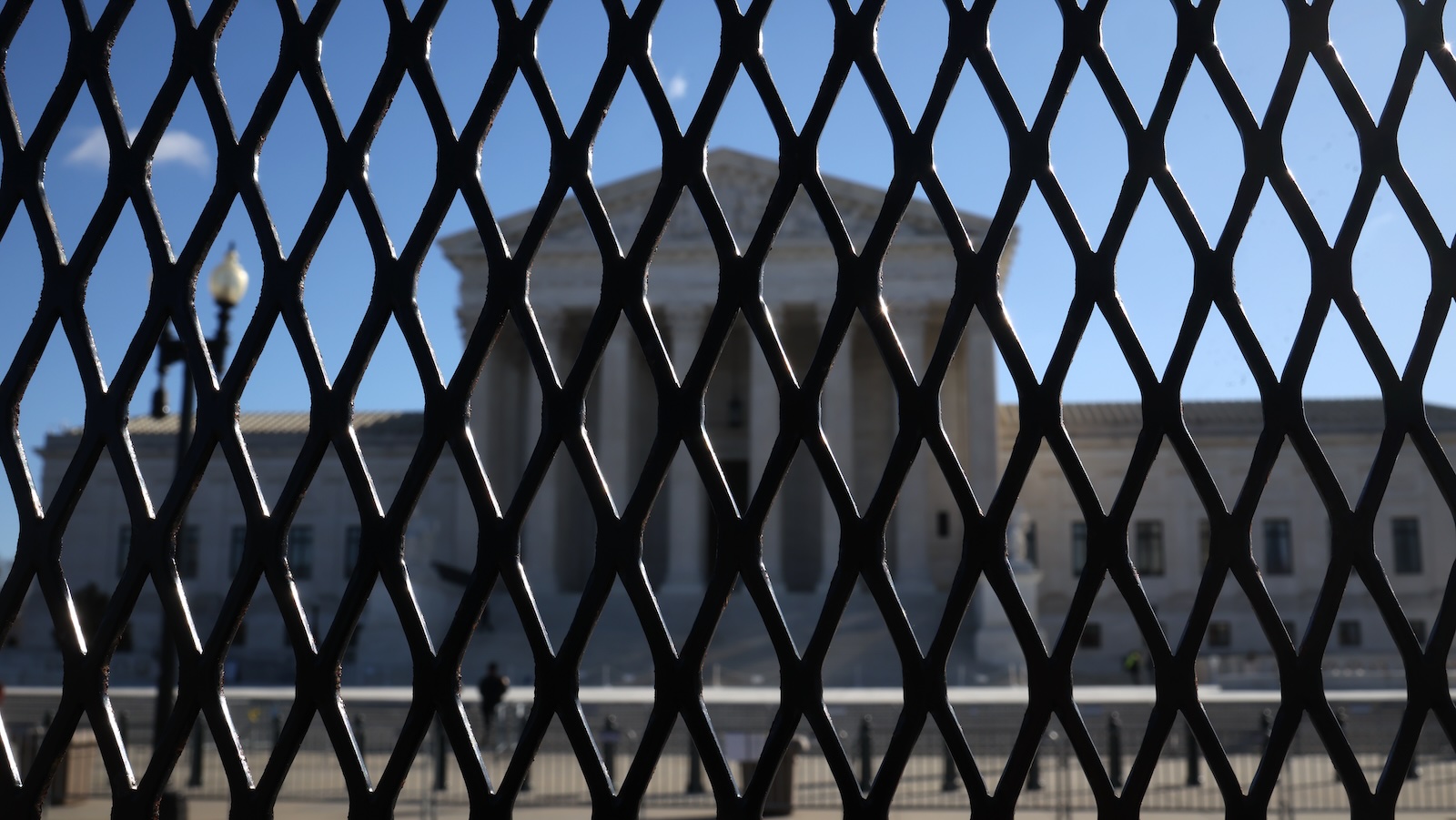 The exterior of the United States Supreme Court building.