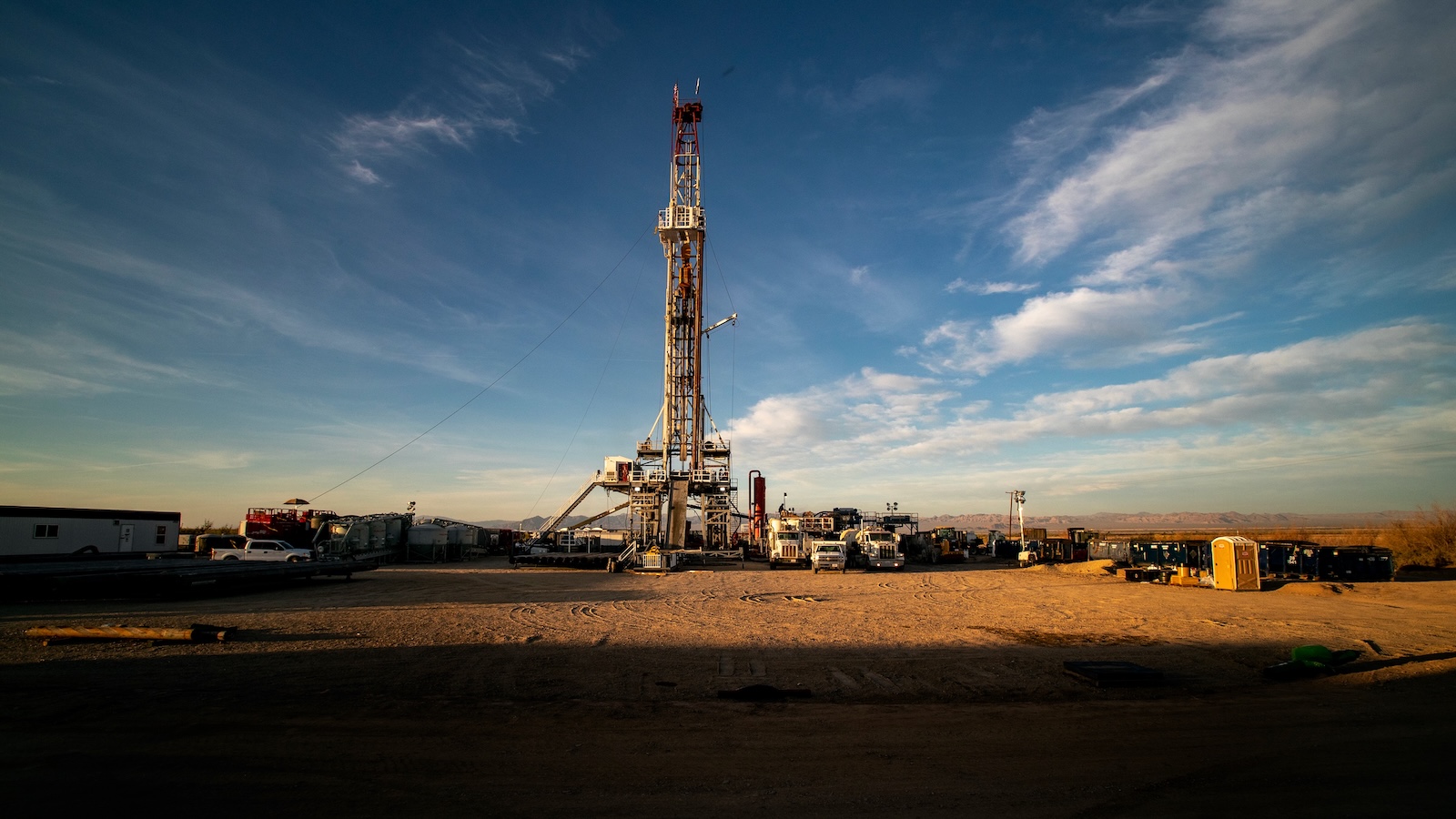 A geothermal well is seen on the banks of the Salton Sea.