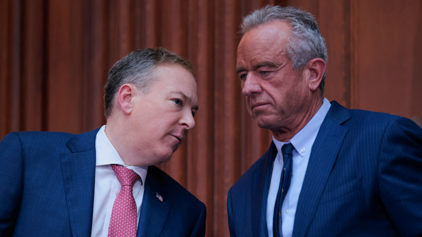 EPA Administrator Lee Zeldin speaks with Health Secretary Robert F. Kennedy Jr
