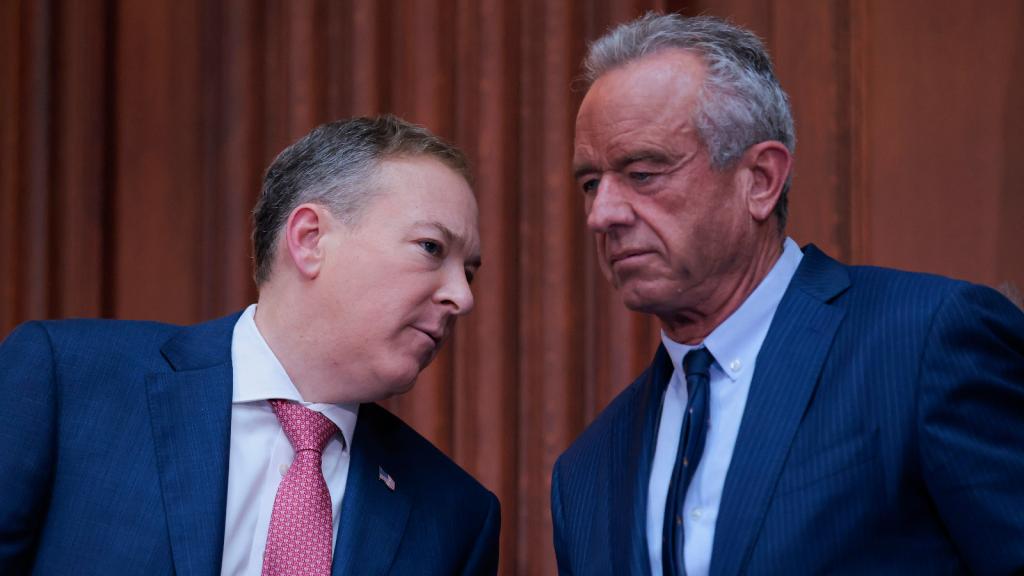 EPA Administrator Lee Zeldin speaks with Health Secretary Robert F. Kennedy Jr