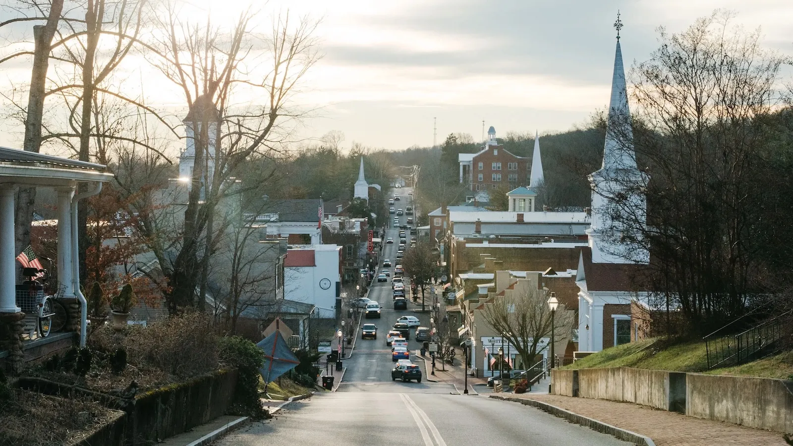 A shot of downtown Joneseboro, Tennessee.