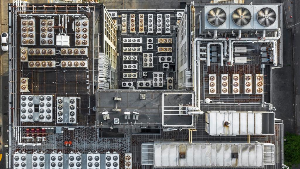 Roof of a Data Center in Atlanta, Georgia