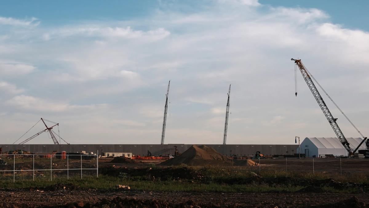 A construction site